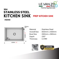 LEVANZO Prep Kitchen Sink #6040