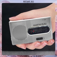 [Redjie.sg] Portable Mini Radio AM FM Radio Telescopic Antenna Outdoor Stereo Radio