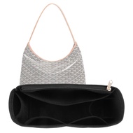 LOUKAYCCI Purse Organizer Insert for Goyard Bag, Premium Purse Felt Insert Multiple Pockets (Black)