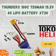 ThunderX 100C 720mah 15.2V 4S Lipo spare part XT30 Best