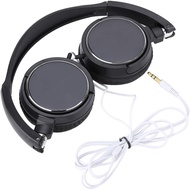 Akozon Wired Headset，Over-ear headphones，Wired Headset，Foldable Compact Wired Headphones，Stereo HiFi