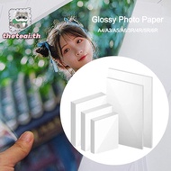 THETEAI Glossy Photo Paper, Quick Dry A4 3R 4R 5R 6R A5 A6 Inkjet Printing Photo Paper, 100/20sheets