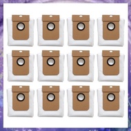 (Y W Z H)12pcs Compatible for  L108s Pro Ultra Robot Vacuum Dust Bag Spare Parts Accessories