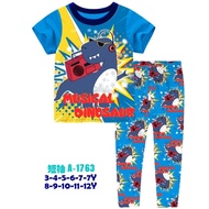 Ailubee Kids Pajamas A1763~ Dinosaur