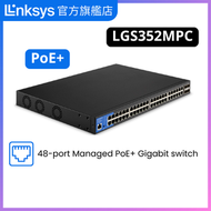 LINKSYS - LGS352MPC 48-port Managed PoE+ Gigabit switch
