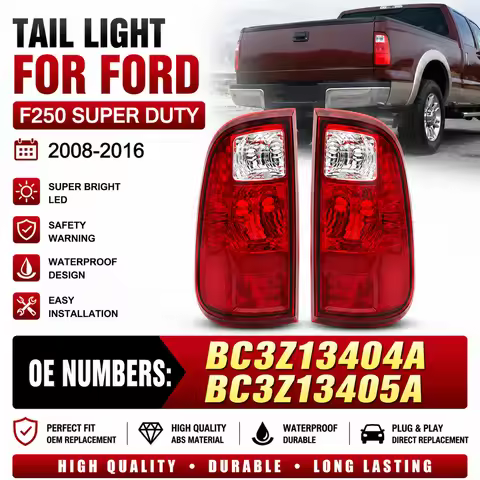 For 2008-2016 Ford F-250 Super Duty F-350 Super Duty 450 550 Super Duty Tail Light Tail Lights Rear