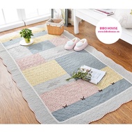 Korean COTTON SOFA FLOOR CARPET 90x180cm