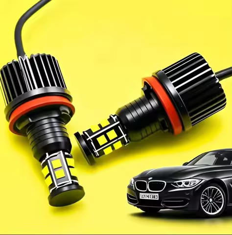 2x 240W 6000K Lamp LED Angel Eyes Marker Light Bulbs For BMW E81 E82 E87 E88 E90 E92 M3 E93 E60 E70