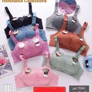 BH KEMBEM BRA kembem import mosquito net CUP C | LARGE CUP WITHOUT WIRE 3 HOOKS hanabra 36-42 STRETC