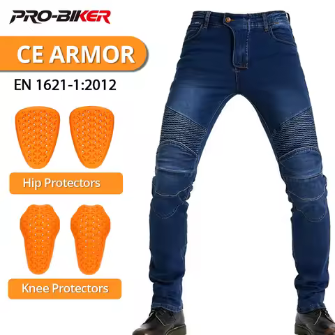 Motorcycle Riding Jeans Men Women Motorcycle Pants Anti-fall Moto Jeans Protective Gear Riding Touri