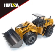 Huina 1/14 Rc Bulldozer Heavy Duty 4wd 2.4g Remote Control Alloy Fuselage Engineering Vehicles Profe