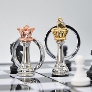Stat Unique Chess Themed Keychain Handmade Key Chain Accessory for Chess Enthusiasts