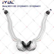 IYUL A Pair Front Lower Suspension Control Arm Curve For Mercedes Benz E Class W211 S211 CLS C219 SL R230 2113304311 2113304411