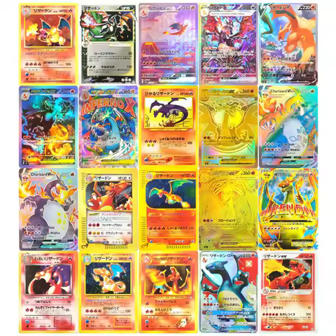 Proxy Pokemon Card MEGA Charizard EX V X Y Vmax PTCG Collection Trading Card Game