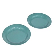 Eco Shop Melamine Ware Side Dish/Bread Plate in Shiny Green Color 7 Inch (Approx: 17.5CM) 2pcs/pcx
