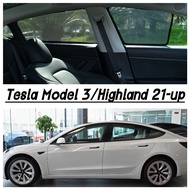 Car Sunshade For Tesla Model 3/Model 3 Highland 2021-Up Car Sun Shade UV Protection Car Sunshades
