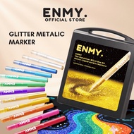 ENMY Black Box Direct Ink Acrylic Marker Set Glitter Markers