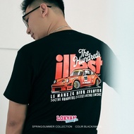 2024 Porsche ATTITUDE993 911 Car Print Short Sleeve T-shirt Classic Style