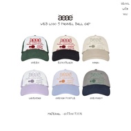 [PREORDER] Aeae Web Logo 5 Pannel Ball Cap/6 Colors