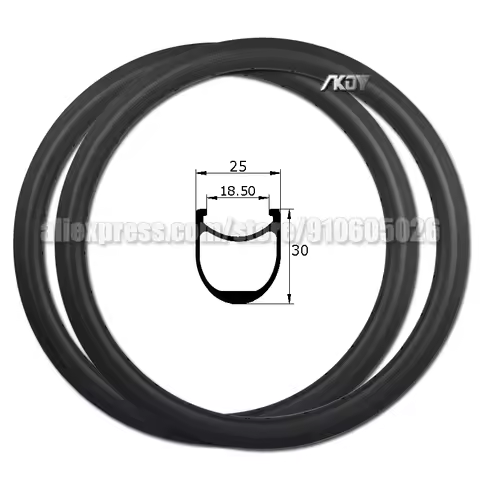 BMX Rims 20 inch 30mm Depth 25mm Width 451 Bike Carbon Rim Disc Brake Clincher 28 36 Holes Wheel Bic