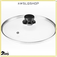 88KWSLQSHOP Frying Pan Cover, Universal Tempered Glass Pot Cover, Durable Round Knob Stainless Steel
