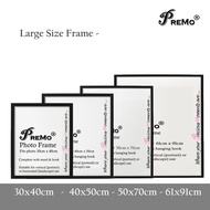 PREMO Large Frame 30x40cm 40x50cm - 40x60cm - 50x70cm - 50x75cm - 61x91cm Poster Frame Wall Art Puzzle Frame for Decor