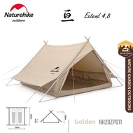 Naturehike EXTEND Series 4.8 Cotton Eaves A-Shaped Tent 2-4 Person Waterproof Camping Glamping Tent