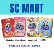 [SC]  Meiji Hello Panda Cream Filled Biscuits 234/260gm