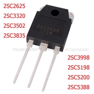 2PCS 2SC2625 2SC3320 2SC3502 2SC3835 TO-3P 2SC3998 2SC5198 2SC5200 2SC5388 TO3P New