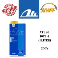 ATE SL DOT 4 BRAKE FUILD / BRAKE OIL (1LITER)