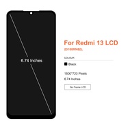 LCD Redmi 13C 4G/ 13C 5G/ 13R 5G/ poco C65 4G/ M6 5G Touch Screen Digital Component Replacement Fram