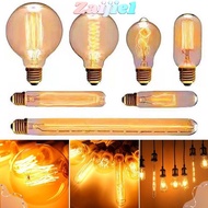 ZAIJIEEE Vintage Retro Bulb E27 holder 40W Antique Incandescent Ball light Decoration Edison Lamp