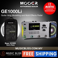Mooer GE1000Li Guitar Amp Modelling and Multi Effects Pedal with Touch Screen & Built In Battery