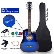 NILI Acoustic Guitar 39 inches Blue