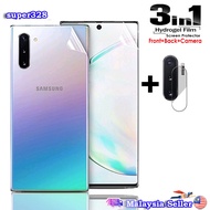 3in1 Samsung Galaxy Note 20 Ultra Note20 Note 10 Plus Note10 Note 9 Note 8 S20 Ultra S20+ Hydrogel Soft Screen Protector