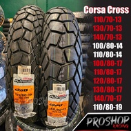 ยาง Corsa Cross S Platinum ขนาด 100/130110/140 ขอบ 17 19 CT125 CBR150R CB500X nmax adv160