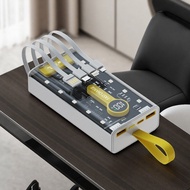 Pin Sạc Dự Phòng trong suốt sạc nhanh 80.000MAH 50000MAH đèn Led sạc nhiều thiết bị dung lượng lớn