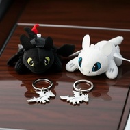 Skylight & helmet-ready toothless dragon figure car accessories, mythical dragon theme decor set Aks