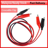1 pair 1 meter cable Alligator Clips with Wire Male USB Connector Test Leads Crocodile Clamp wire with clip 3.5cm