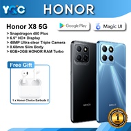 Honor X8 5G (6GB+128GB) 48MP Ultra-clear Triple Camera | Snapdragon® 5G SoC | 5000mAh Battery