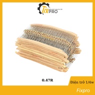 High quality 0R47 1/4W resistor 100c bag