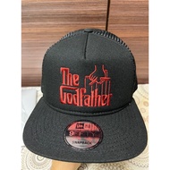 NE X Godfather Eng Trucker 9 Fifty A Black Baseball Cap Adjustable Snapback