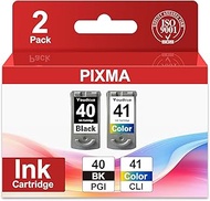 PG-40 CL-41 Ink Cartridges for Canon Printer - High Capacity Compatible for PIXMA MX310 MP140 MP170 