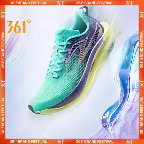 361 Degrees NEW Flame 2 ET Men Women Racing Running Shoes Shock-Absorbing Racing Physical Test Train