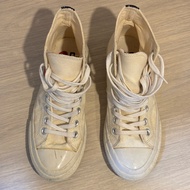Converse x cdg kw cream sneakers