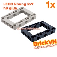 [1 Piece, Choose Color] LEGO Technic 5x7 Thick Bar Frame Open Center ID 64179