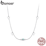 Bamoer 925 Sterling Sliver Necklace Devil's Eye Jewelry Gifts for Women