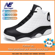 2025 New Eager [COD] [Free Shipping] [Spot] Basketball Shoes Boys Air Cushion Sports Shoes Girls Mid