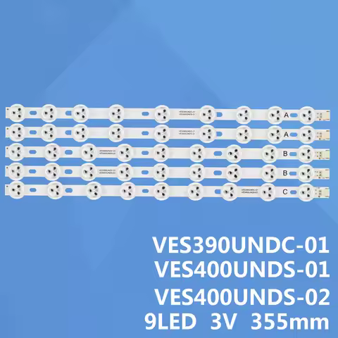 New TV LED Bars For VESTEL K40DLV2F VES400UN VES400UNDS01B D40F185N3C VES390UNDC 01 40 BMS DLED 0.36
