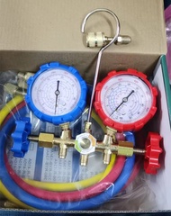 เกจ์พร้อมสายน้ำยาแอร์ R-32 สาย36 นิ้ว CT-536G สาย3เส้น ใช้กับ R-22 R-134A R-410A ชุดเกจวัดน้ำยาแอร์
